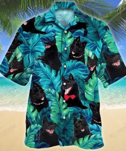 Schipperke Dog Lovers Short Sleeve Button Up