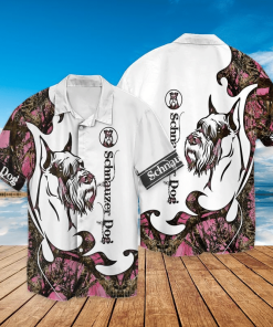 Schnauzer Dog Tattoos Schnauzer Hawaiian Shirt