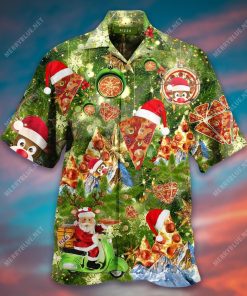 Stay Cheesy Pizza Christmas Hawaiian Shirt