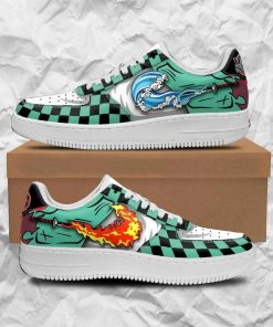 Tanjiro Air Sneakers Custom Water Sun Breathing Demon Slayer Anime Shoes