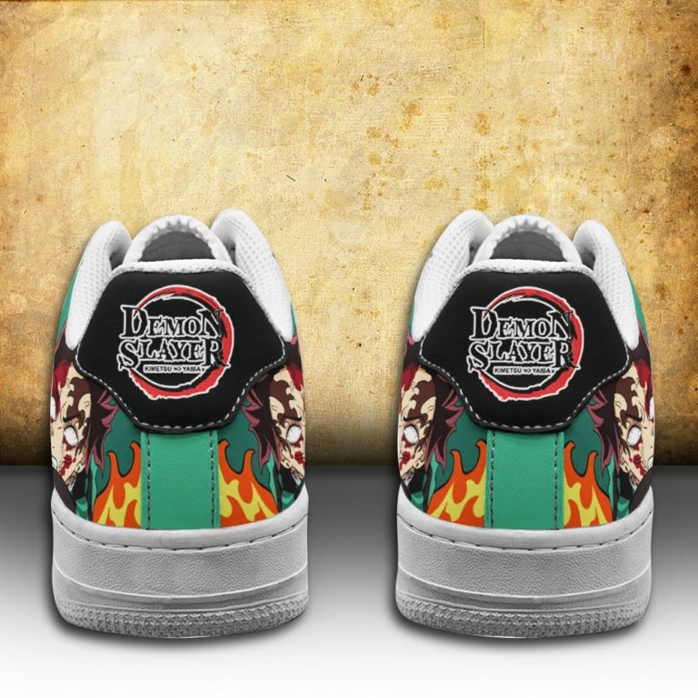 Tanjiro Bloody Rage Air Sneakers Custom Demon Slayer Anime Shoes