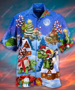 Turtle Will Bring You Merry Christmas Hawaiian Shirt