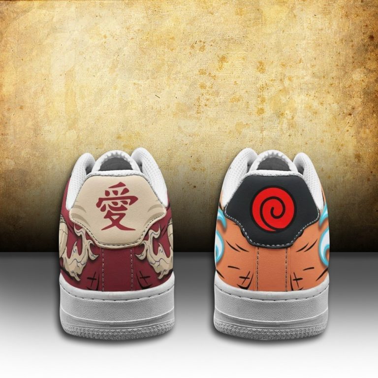 Uzumaki and Gaara Air Sneakers Custom Jutsu Anime Shoes