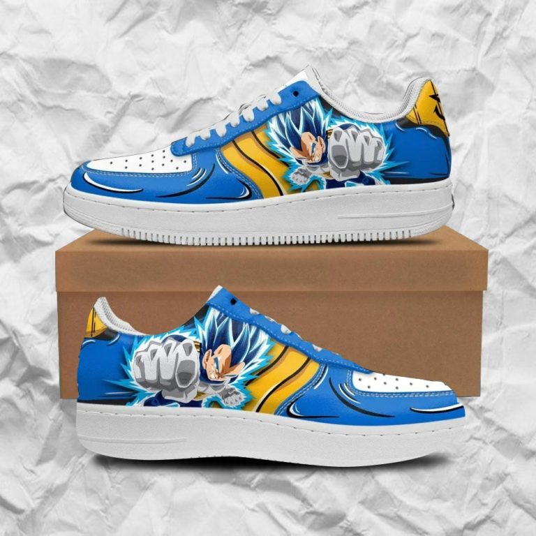 Vegeta Blue Air Sneakers Custom Anime Dragon Ball Shoes