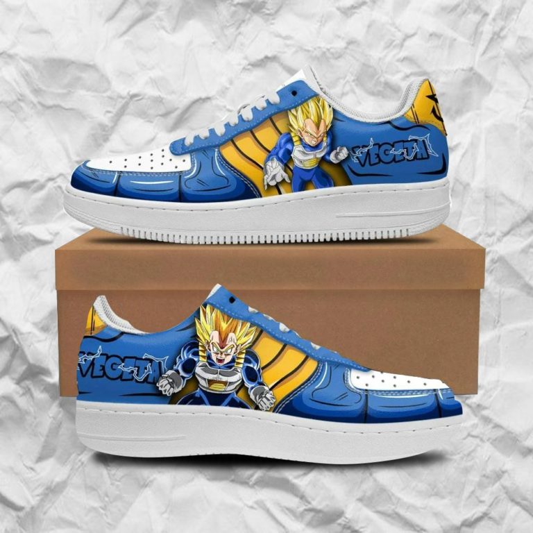 Vegeta SSJ Air Sneakers Custom Anime Shoes