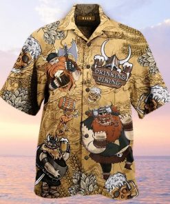 Viking Beer Christmas Aloha Shirt