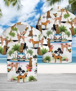 Vizsla Vacation Casual Button-Up Shirt
