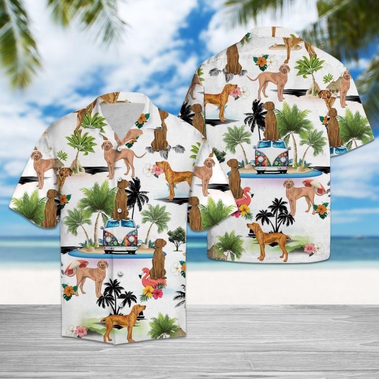 Vizsla Vacation Casual Button-Up Shirt