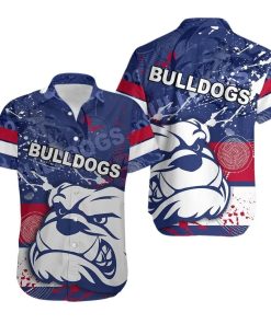 Western Bulldogs 3D Print Hawaiian Shirt