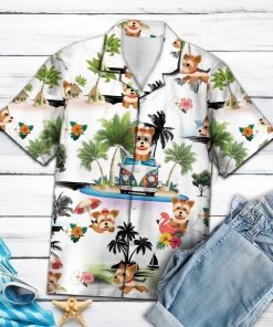 Yorkshire Terrier Vacation Hawaiian Shirt