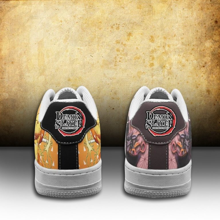 Zenitsu and Nezuko Air Sneakers Custom Anime Demon Slayer Shoes