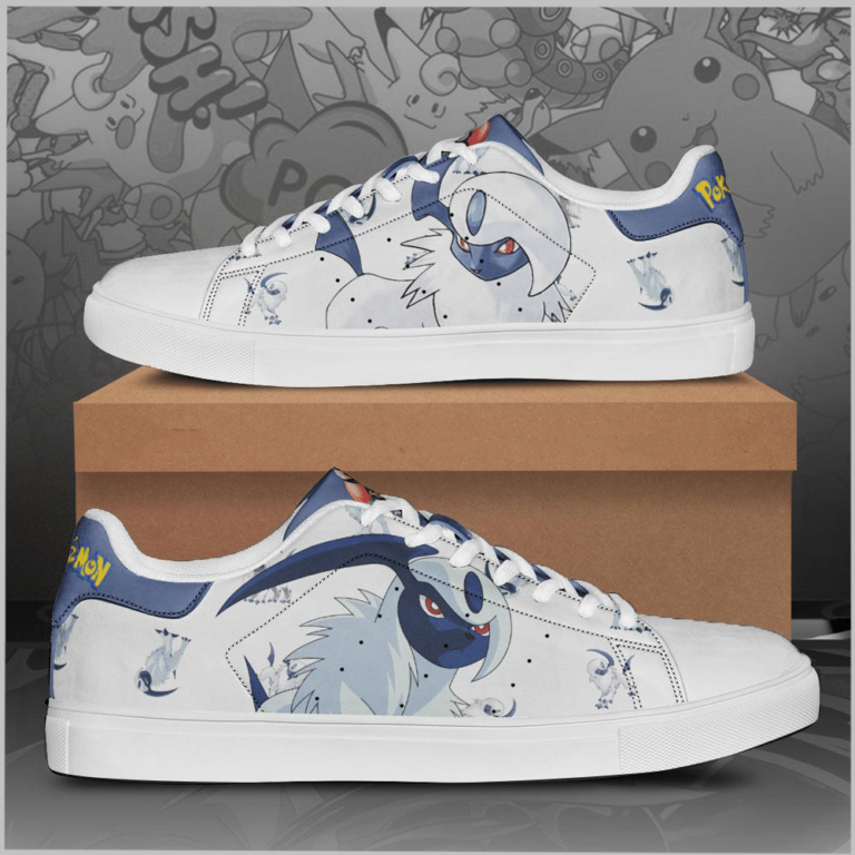 Absol Pokemon Low top Leather Stan Smith Sneaker, Casual Shoes