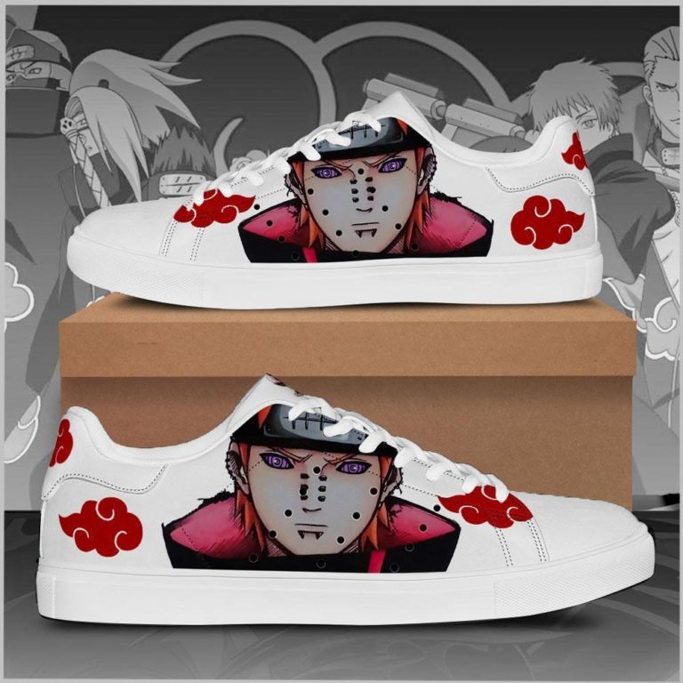 Akatsuki Nagato Pain Naruto Low top Leather Stan Smith Sneaker, Casual Shoes