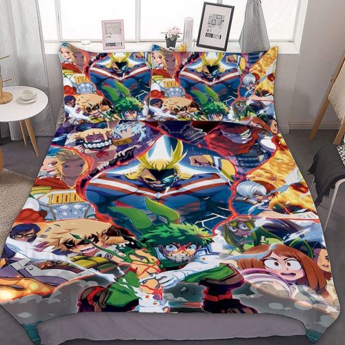 Al Might Hero Rising My Hero Academia Bedding Custom Anime Bed Set Robinplacefabrics Reviews