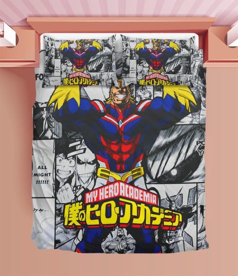 Al Might My Hero Academia Bedding Custom Anime Bed Set