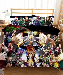 Al Might Utral Plus My Hero Academia Bedding Custom Anime Bed Set