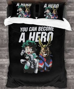 Al Might x Deku Hero Rising My Hero Academia Bedding Custom Anime Bed Set