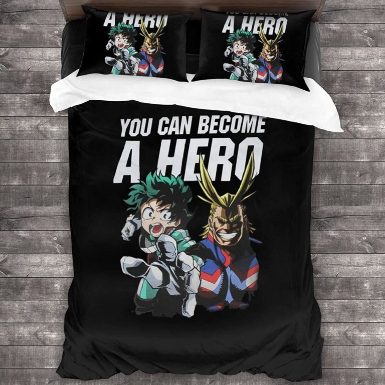 Al Might x Deku Hero Rising My Hero Academia Bedding Custom Anime Bed Set