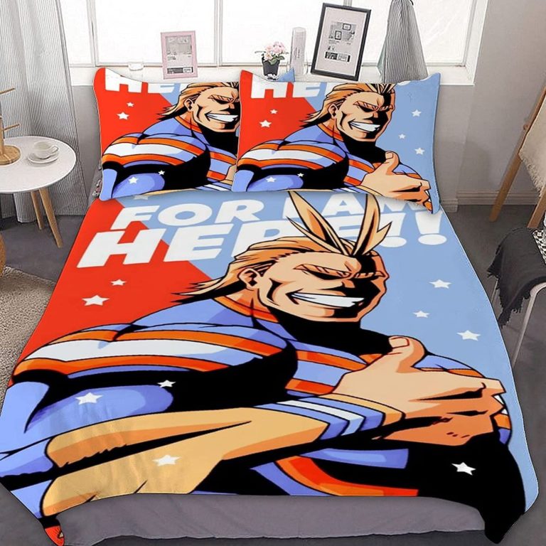 All Might I Am Here My Hero Academia Bedding Custom Anime Bed Set