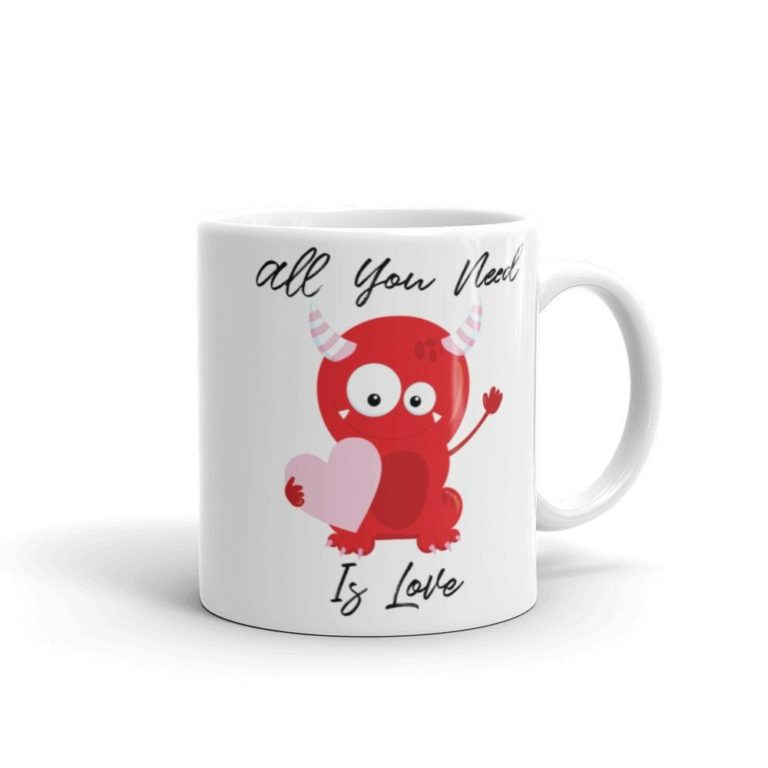 All You Need Is Love Coffee Tea Couple In Love Ceramic Mug