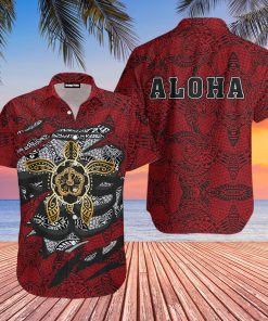 Aloha Turtle Hibiscus Tropical Hawaiian Shirt Aloha Turtle Hibiscus Tropical Hawaiian Shirt