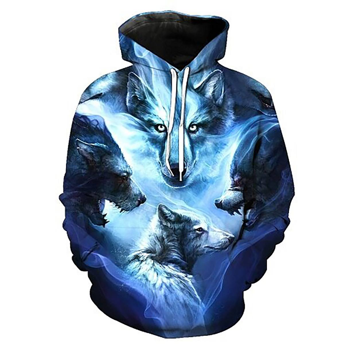 Alpha Stone Cold Wolves 3D Print Hoodie - RobinPlaceFabrics