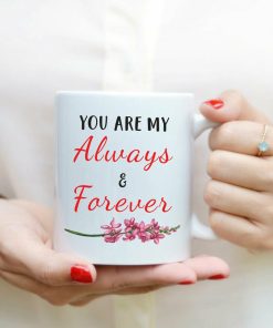 Always Forever Valentines Couple With Love Tea Coffee Cup Love Mug Always Forever Valentines Couple With Love Tea Coffee Cup Love Mug