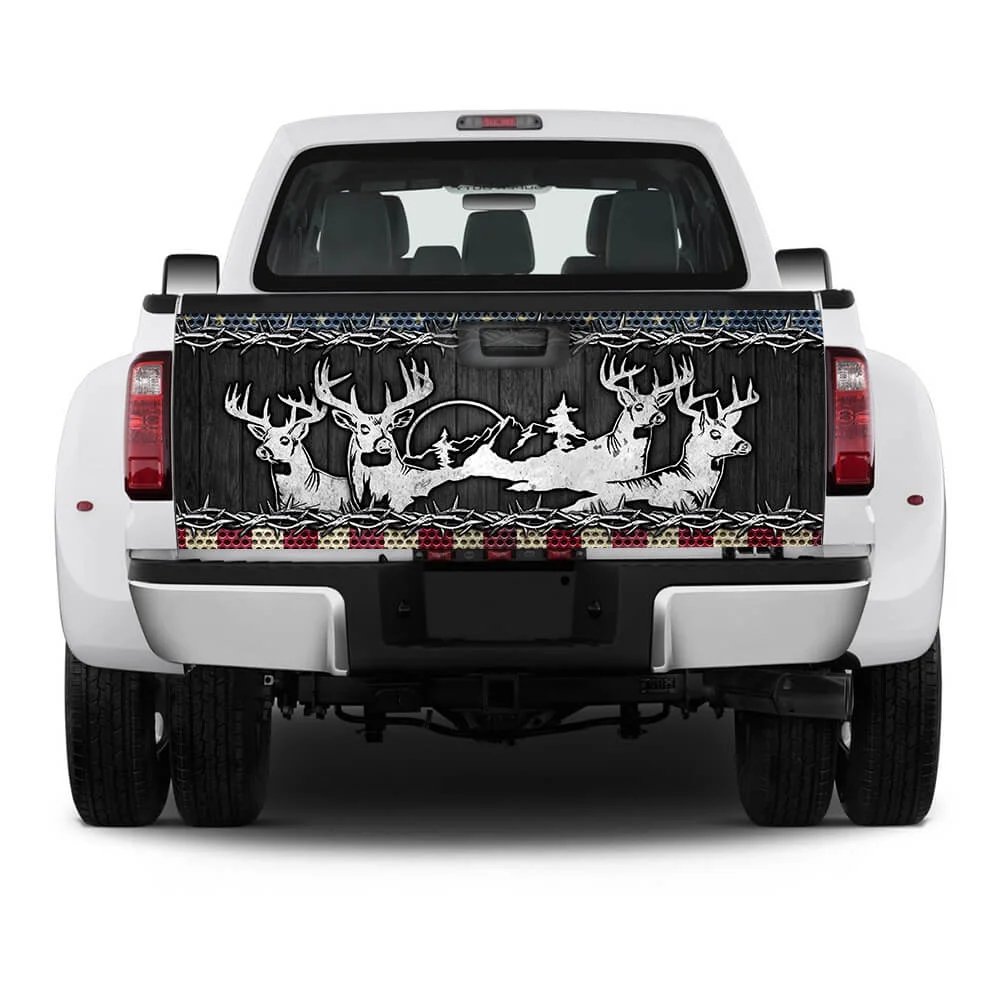 American Deer Hunting Truck Tailgate Decal Sticker Robinplacefabrics