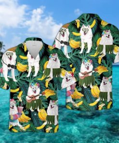 American Eskimo Banana Short Sleeve Printed Button Down American Eskimo Banana Short Sleeve Printed Button Down