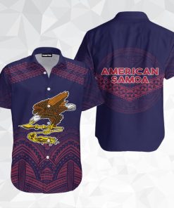 American Samoa Button Down Short Sleeves Shirt