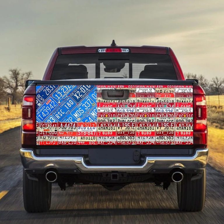 American Truck Tailgate Decal Sticker Wrap License 168TD
