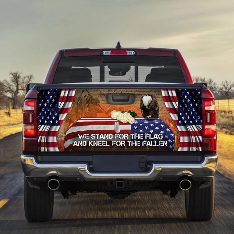 American Veteran Truck Tailgate Decal Respect 218TD