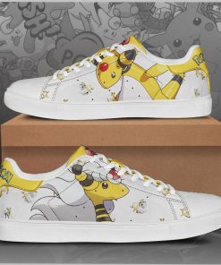 Ampharos Pokemon Low top Leather Stan Smith Shoes, Custom Sneaker