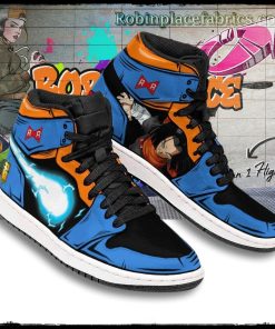 Android 17 Boot Sneakers Custom Dragon Ball Anime Shoes Android 17 Boot Sneakers Custom Dragon Ball Anime Shoes