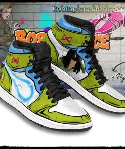 Android 17 Boot Sneakers Custom Dragon Ball Super Anime Shoes Android 17 Boot Sneakers Custom Dragon Ball Super Anime Shoes