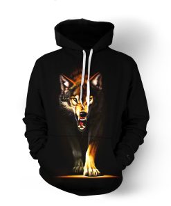 Angry Wolf 3D Hoodie