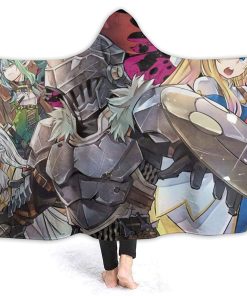 Anime Goblin Slayer Flannel Hooded Blanket Cloak Anime Goblin Slayer Flannel Hooded Blanket Cloak