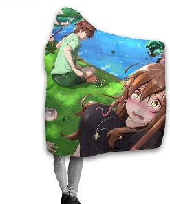 Anime Konosuba Fleece Flannel Blanket – Travel Hooded Blanket Anime Konosuba Fleece Flannel Blanket – Travel Hooded Blanket