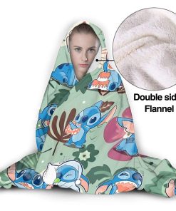 Anime Li-Lo & Stitch Baby Anime Hooded Blanket Anime Li-Lo & Stitch Baby Anime Hooded Blanket