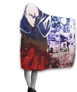 Anime One Punch Man Hooded Blanket – Anti – Wrinkle Flannel Hooded Cloak Anime One Punch Man Hooded Blanket – Anti – Wrinkle Flannel Hooded Cloak