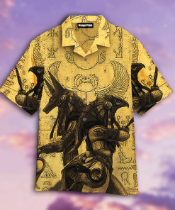 Anubis Casual Button Down Short Sleeve Shirt