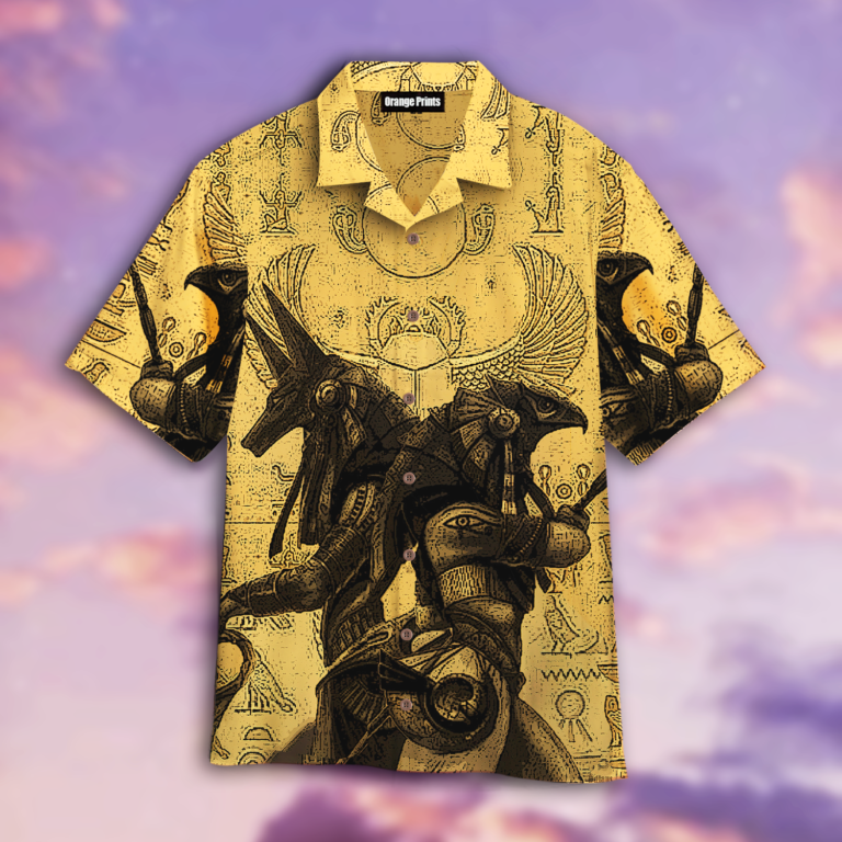 Anubis Casual Button Down Short Sleeve Shirt