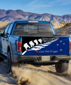 Anzac Day Truck Tailgate Decal Sticker Wrap New Zealand Lest We Forget 1977TD Anzac Day Truck Tailgate Decal Sticker Wrap New Zealand Lest We Forget 1977TD