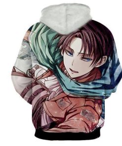 Aot Levi Ackerman Manga All Over Print Hoodie and Zip Aot Levi Ackerman Manga All Over Print Hoodie and Zip