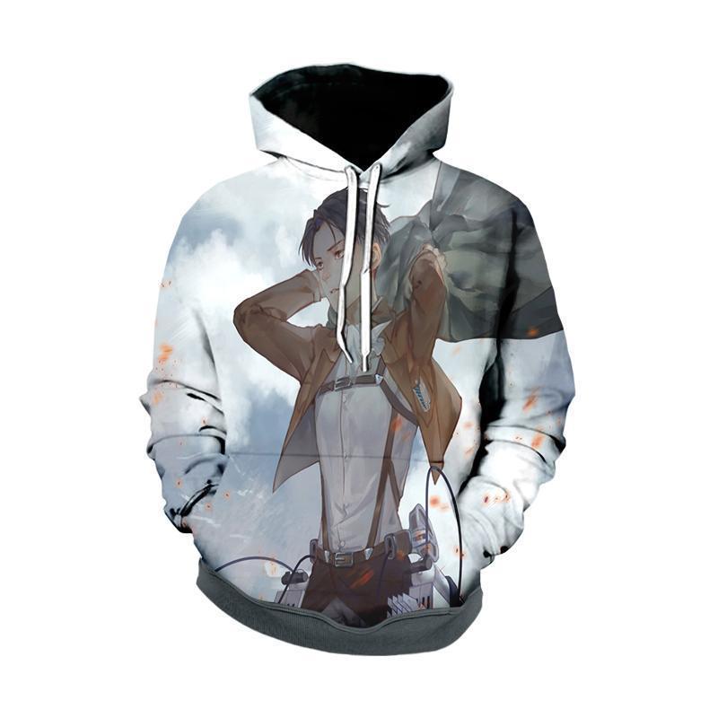 Aot Levi And Scout Regiment Uniform All Over Print Hoodie and Zip ...