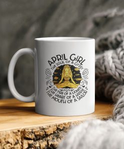 April Girl The Soul Of A Gypsy The Heart Of A Hippie The Mouth Of A Sailor Ceramic Coffee Mug