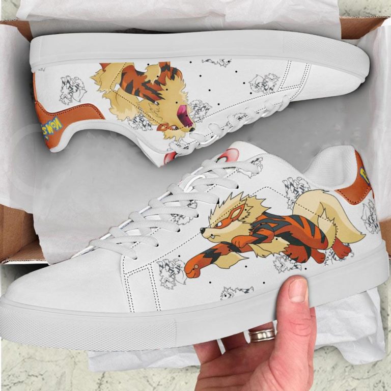 Arcanine Pokemon Low top Leather Stan Smith Sneaker, Casual Shoes