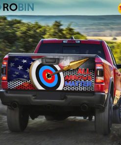 Archery Truck Tailgate Decal Sticker Wrap 3D 166TD Archery Truck Tailgate Decal Sticker Wrap 3D 166TD