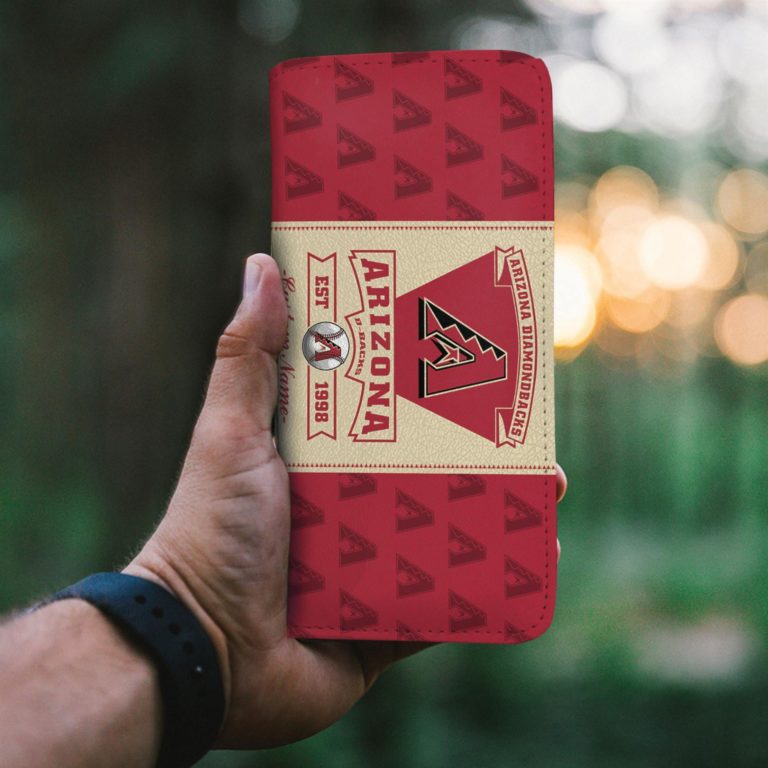 Arizona Diamondbacks Custom Name Zip Around Wallets