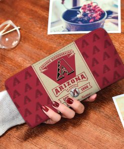 Arizona Diamondbacks Custom Name Zip Around Wallets Arizona Diamondbacks Custom Name Zip Around Wallets